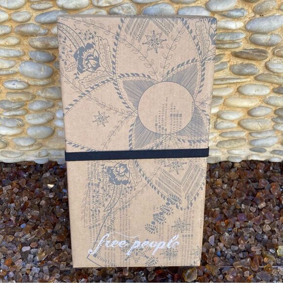 NIB New Free People Black Leather Gemini Ballet Flats w/Silver Buckles Sz 7.5 - Picture 9 of 12